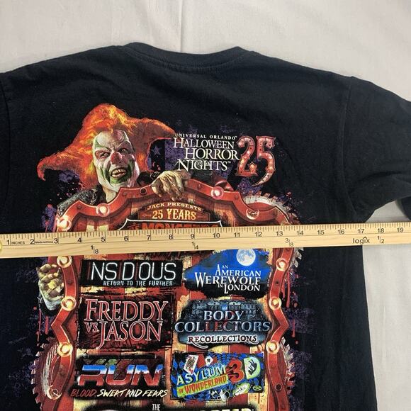 Universal Studios 2015 Halloween Horror Nights 25 "All Jack’d Up" Shirt Sz Small - Picture 8 of 8